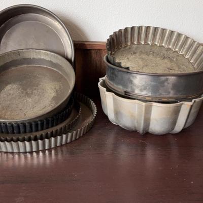 Vintage Tart/Quiche Pans, German Cake Pans 