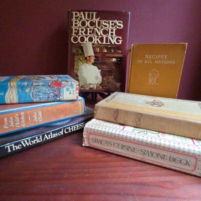 Julia Child, Paul Bocuse's, & Simone "Simca" Beck French Cook Books 