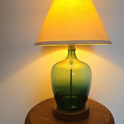 Summer Green Glass Table Lamp