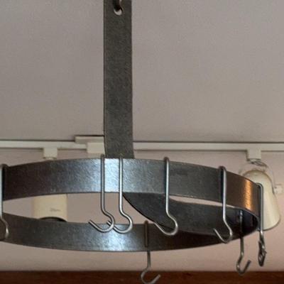 Cast Metal Pot Rack 