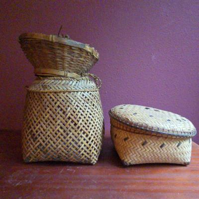 Vintage/Antique Asian Baskets 