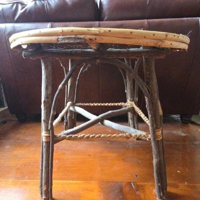 Branch/Twig Adirondack Accent/Plant Table 