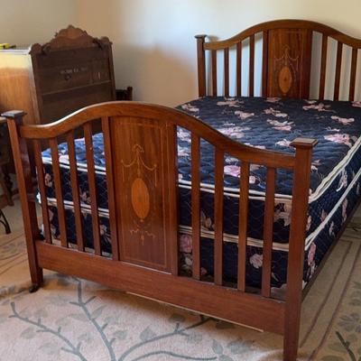 "Built by John" Furniture Co. Antique Bed Frame 