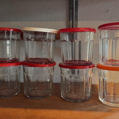 Vintage LUMINARC 500 Jelly Jars  Made in France