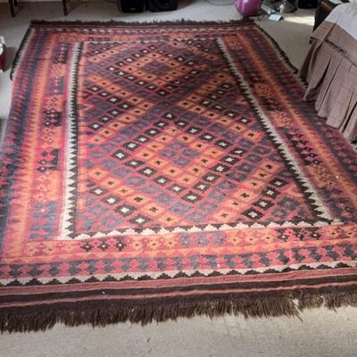 Large 9++Feet Geometric Floor Cloth/Rug