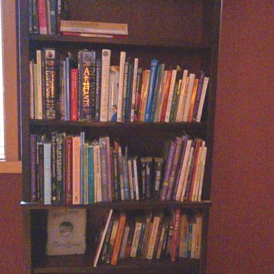 Bookshelf with Gardening Books 