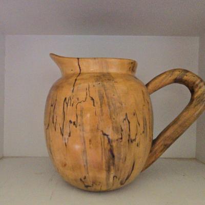 Olive Wood Pitcher 