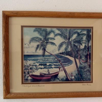Edwin Harris "Climbing for Coconuts Barbados"
