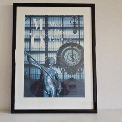 Musee de Art Paris Framed Museum Poster 