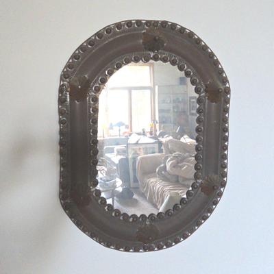 Brutalist-Spanish Style Mirror 