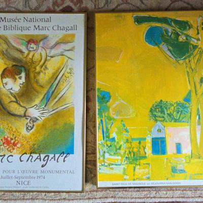 Museum Posters -Chagall 1974 & Roger Bezombes
