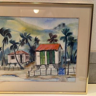 Jo Lathwood "Police Station w/ Blue Gate"