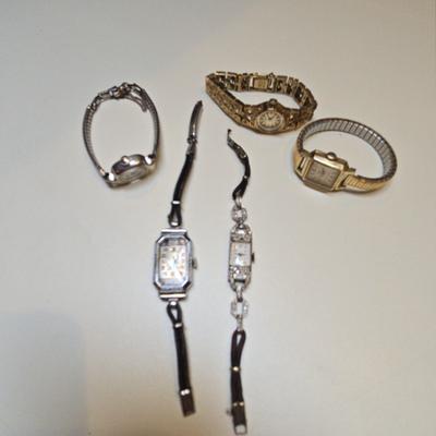 Vintage Ladies Wristwatches-Benrus, Hamilton, Seiko and Sheffield 