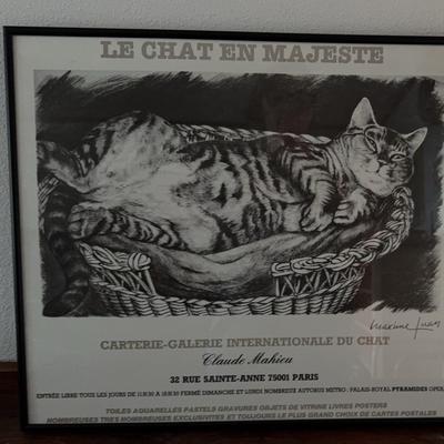 Maxime Juan - Exhibition Poster – Le Chat en Majeste