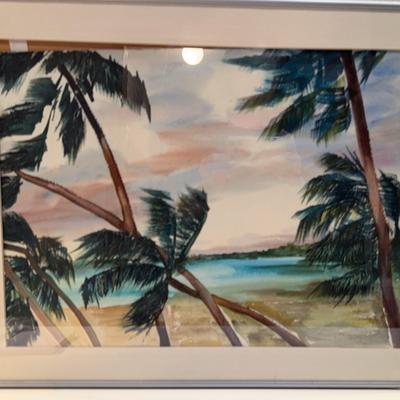 Palm Trees in the Wind 