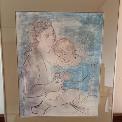 Picasso Mother and Child Print
