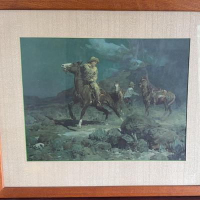 Fresh Mount Pony Express by Frank Tenney Johnson Print