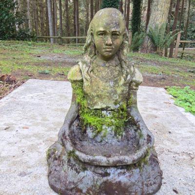 Cement Statue of Alice in Wonderland 