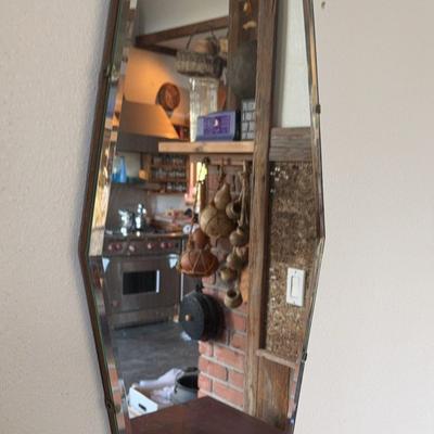 Antique/Vintage 6 Sided Mirror