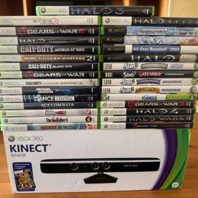 Available in Auction - Lot 18 - Xbox 360 games & Kinect