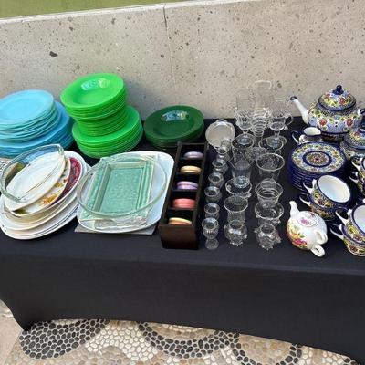 Variety of dish sets