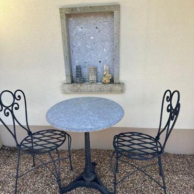 Outdoor bistro table