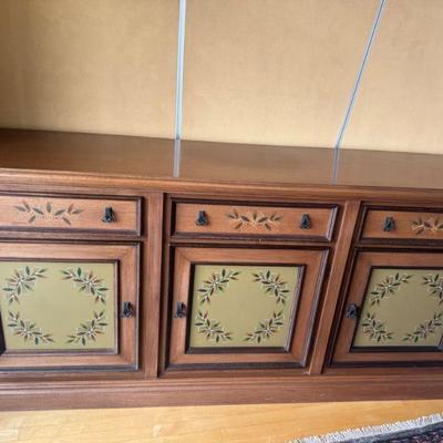 Available in Auction - Lot 2 - Mexican Artist Alejandro Rangel Hidalgo Handmade side buffet (Mexico) - matches dining room table set