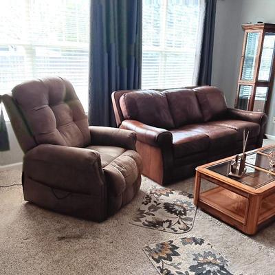 Leather sofa