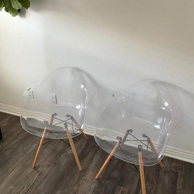 Acrylic clear chairs 