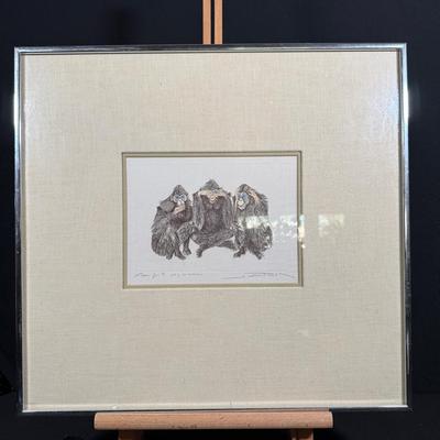 Jean Pierre Orinel Original With Signature