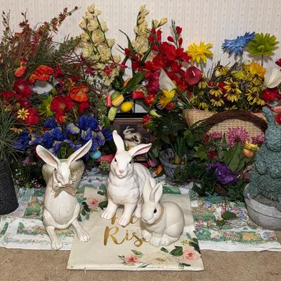 Spring Collection Of Flowers And Bunnies! 