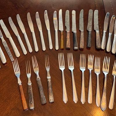 Civil War Era Cutlery & Other Vintage Flatware