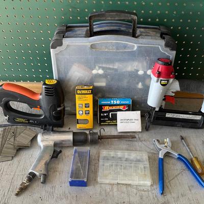 Central Pneumatic Brad Nailer, Chisel, Electric Staple  Gun