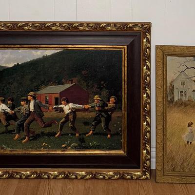 George Sottung CHILDHOOD DAYS & Winslow Homer’s SNAP THE WHIP