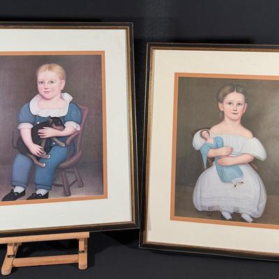 Folk Art Prints Of DEBORAH AND ELIJAH THOMPSON 