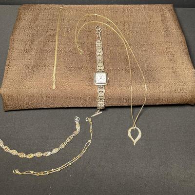 Brighton Santa Rosa Watch & 925 Bracelets