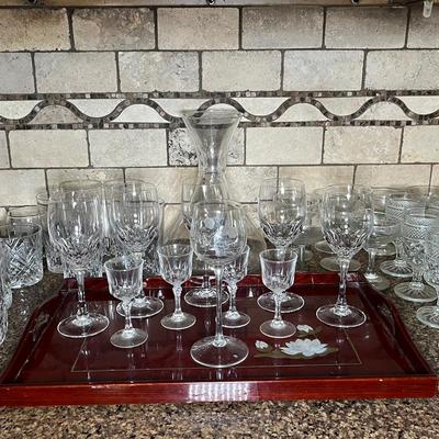 Cut Glass Drinkware W/ Awesome Aerator!