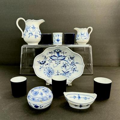 Meissen Blue Onion, Royal Copenhagen Blue Fluted And Hutschenreuther Porcelain 