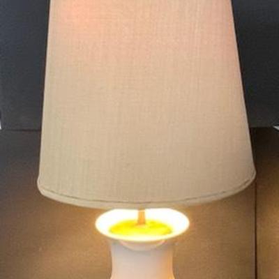 Midcentury Tall KPM Berlin Porcelain Lamp with Original Shade - 43"