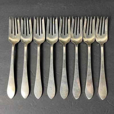 Tiffany “Faneuil” Sterling Silver Flatware: 8 Salad Forks