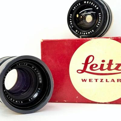 Leica Elmarit-R F2.8 28mm & f2.8 90mm Lenses