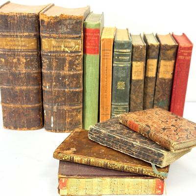 Antique French Language Books - 18th To 20th Century