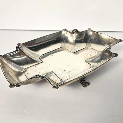 Antique Austrian 800 Silver J.C. Klinkosch Cruciform Footed Bowl - JCK Hallmark