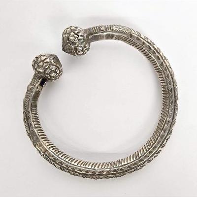 Silver (Tested) Asian Anklet / Arm Cuff 