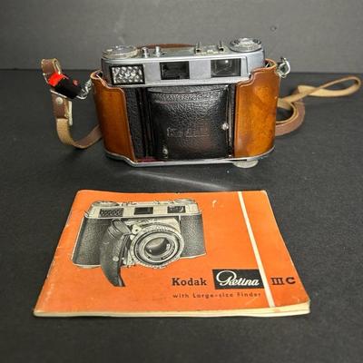 Kodak Retina IIIc Rangefinder Camera With Schneider f2 50mm Lens