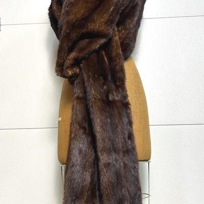 Vintage Mink Stole - 82x14” 