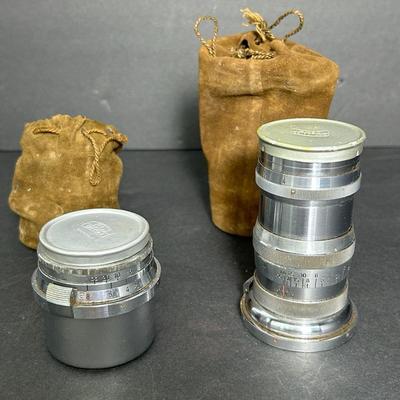 Carl Zeiss Jena Sonnar f4 3.5cm & Biogon f2.8 3.5cm Lenses
