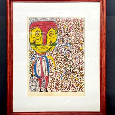 Damien Conche Numbered Print 17/30, Signed In The Plate - Framed 24x19.5”