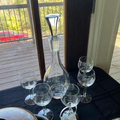 Nautical Decanter and glasses