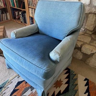 Denim ChairMatching Love seat